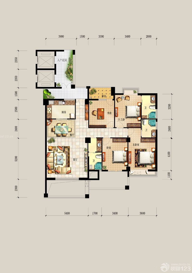 2025经典欧式风格180平米别墅户型图