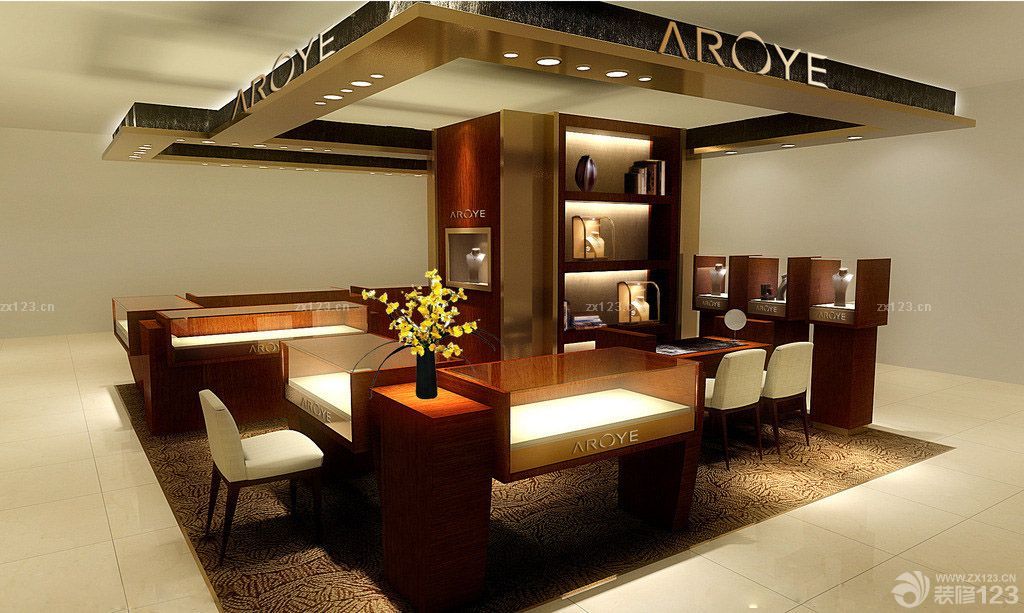 最新珠宝柜台设计效果图片欣赏