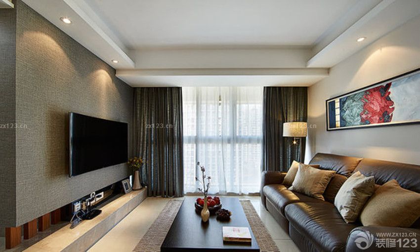 2025大理石台面电视柜设计效果图欣赏