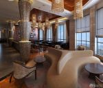 最新简约时尚风格咖啡厅沙发设计图片大全