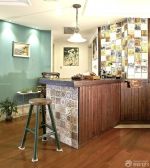 经典混搭风格家庭酒吧设计图