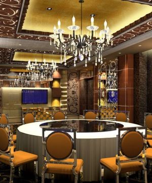 2025欧式风格饭店包厢专修效果图