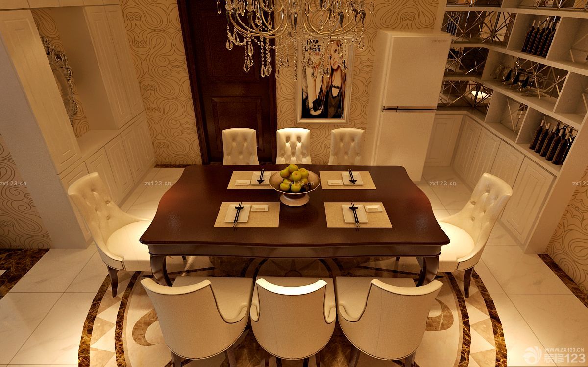 欧式酒柜设计图