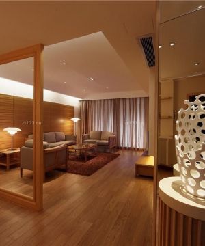 日式风格日本超小户型客厅玻璃茶几装修效果图欣赏