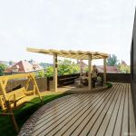 露天阳台小院设计效果图欣赏