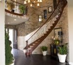 古典楼中楼客厅花架装修效果图片大全