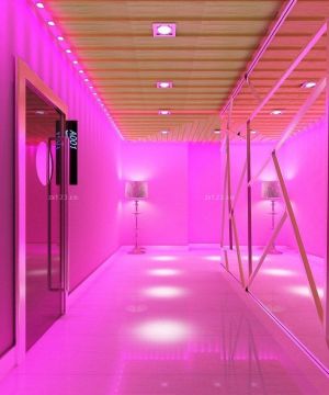 2025浪漫温馨ktv走廊装修设计图片