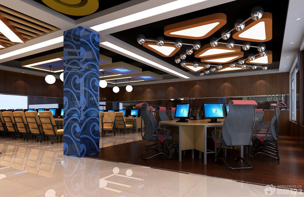 2025最新网吧吊顶设计图片