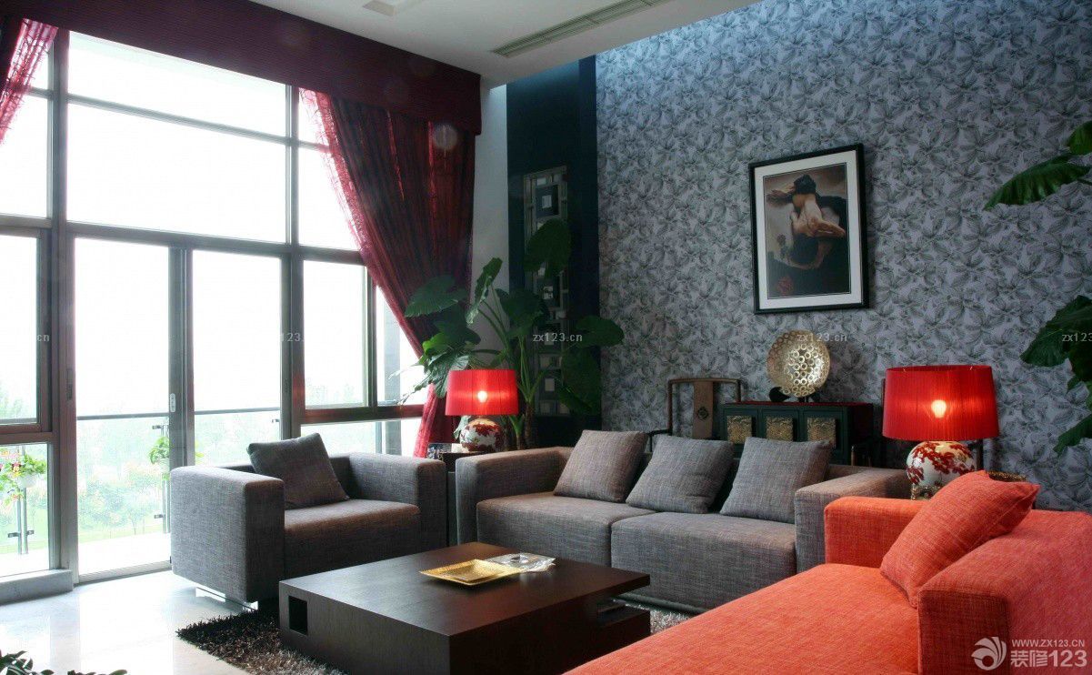 家居客厅掌上明珠沙发设计图片