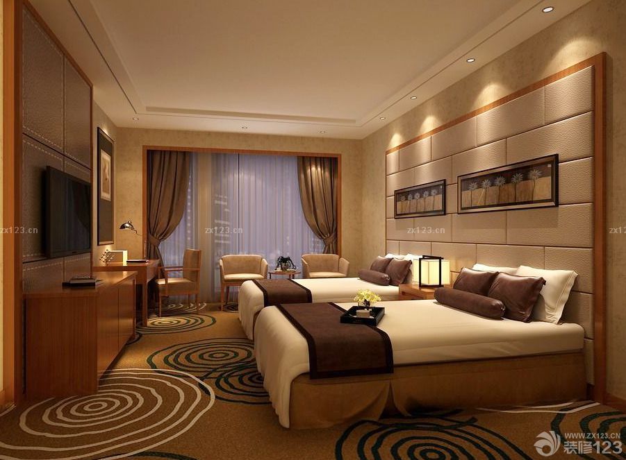 快捷酒店客房装修案例大全