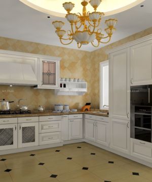 2023敞开式厨房简欧风格整体橱柜装修案例大全