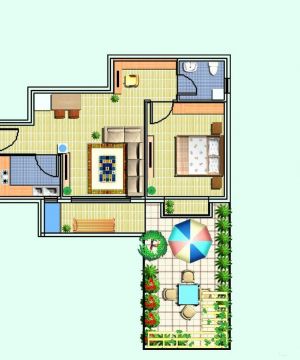 2023最新田园风格房屋小户型平面图