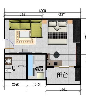 最新古典房屋小户型平面图欣赏