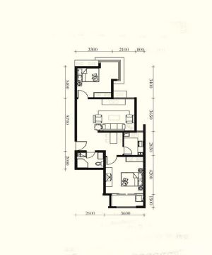 2023美式风格房屋小户型平面图