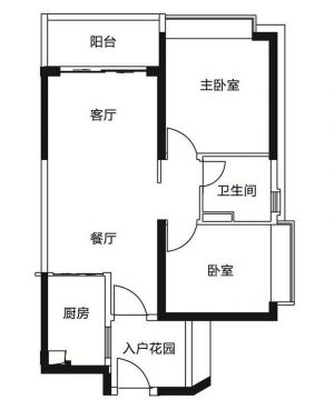 2023欧式风格房屋小户型平面图