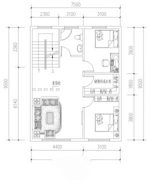 2023现代简约风格房屋平面图