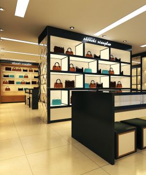 2025品牌皮包店展柜效果图片