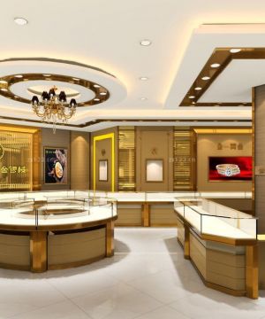 2025最新中国黄金展柜效果图