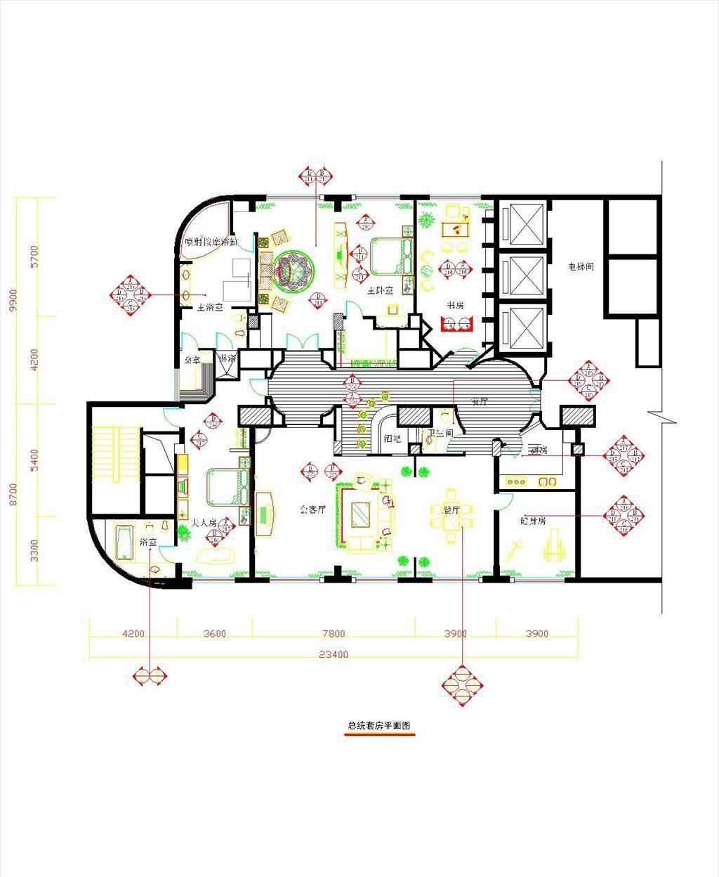 2025混搭风格套房设计平面图