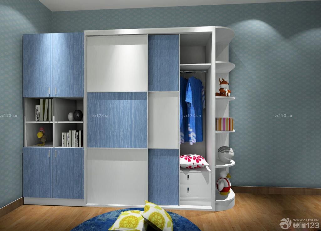 2025男生卧室衣柜格局设计图片