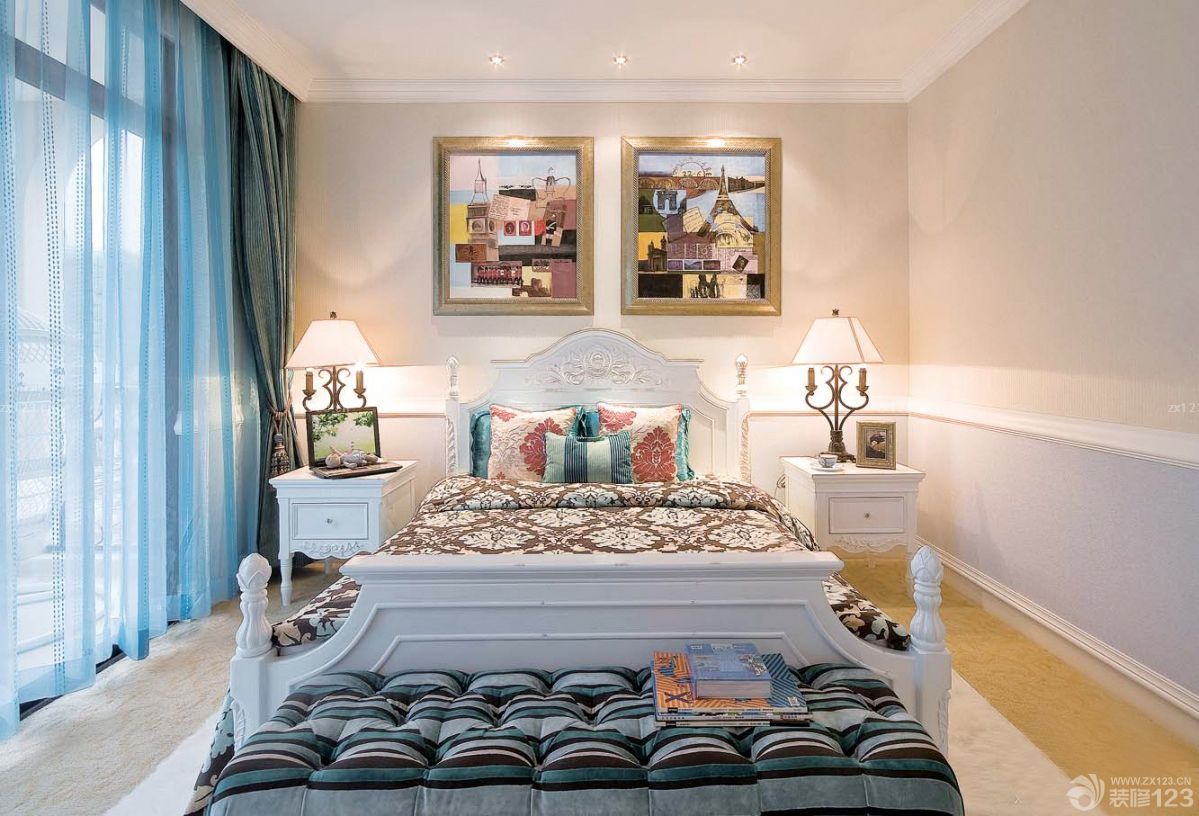 简单一室一厅卧室装修设计效果图