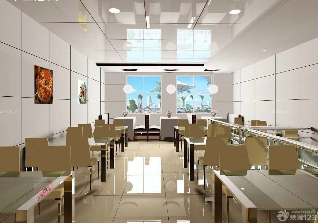 特色饭店快餐桌装修案例大全