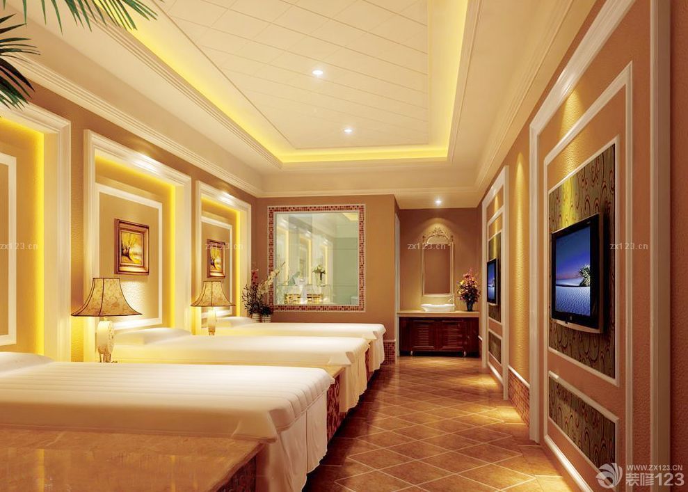 高级会所背景墙设计效果图欣赏