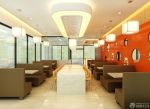 2025特色快餐店快餐桌设计效果图片欣赏