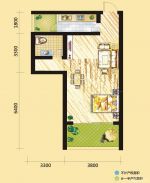 2023最新美式风格一室两厅平面设计图