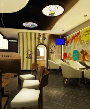 最新主题奶茶店装修效果图大全2025