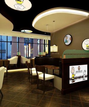 最新奶茶店装修效果图大全2025