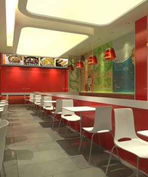 2025普通饭店快餐桌装修案例大全