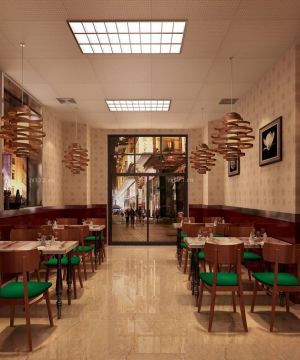 普通饭店快餐桌设计效果图欣赏