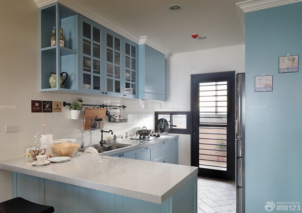 田园风格厨房家庭室内装修样板房大全