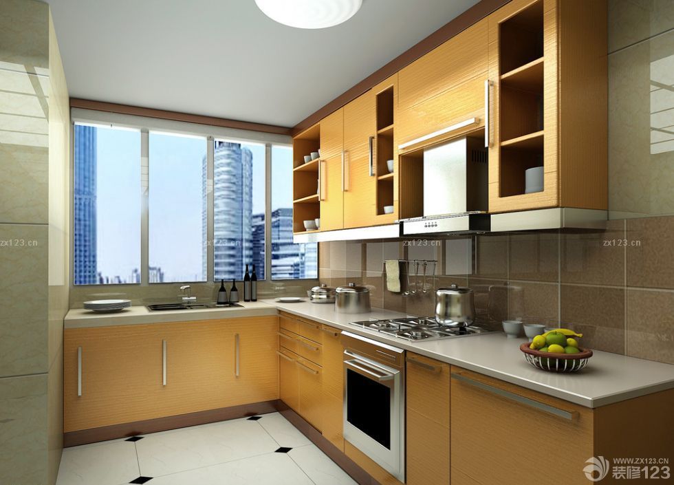 2025现代简约风格厨房置物架装修图片