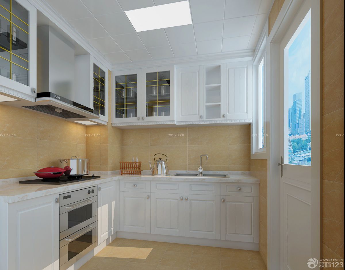 2023最新现代家装厨房置物架装修图片