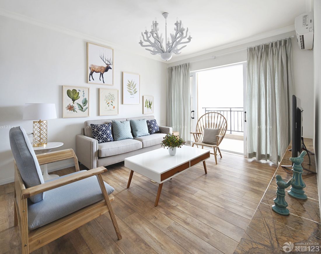 最新北欧风格高层小户型装修设计效果图