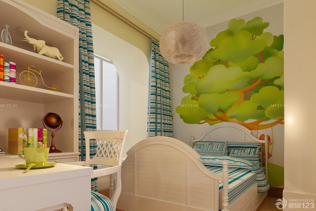 田园风格小户型儿童房间布置效果图片大全