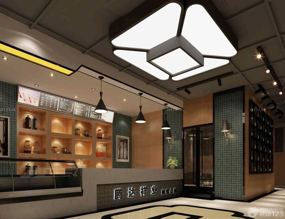 现代网吧吧台设计图片大全