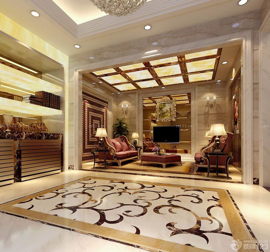 欧式风格美容会所设计图