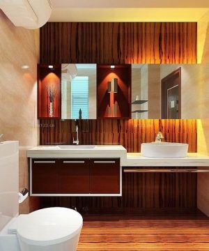 2023最新小户型卫生间瓷砖配色家庭室内装修样板房图片