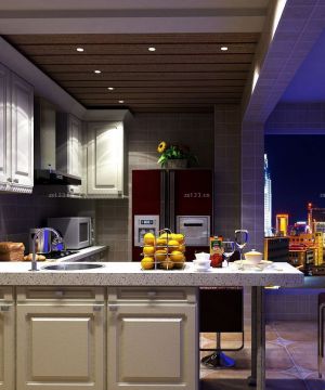 2023最新现代家居厨房置物架装修图片