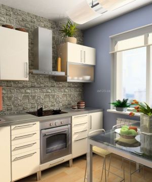 现代家装厨房置物架设计图片欣赏
