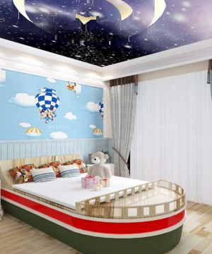 混搭风格小户型儿童房间布置效果图欣赏