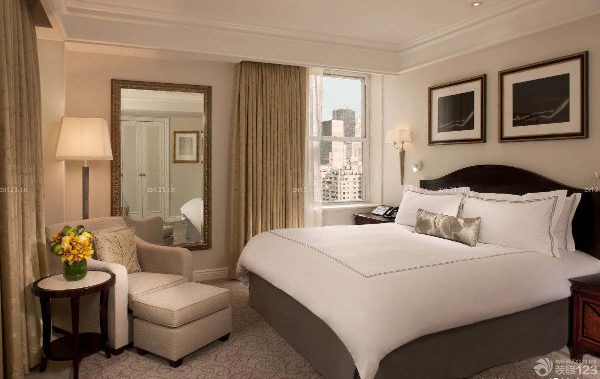 宾馆装修设计宾馆房间设计效果图片