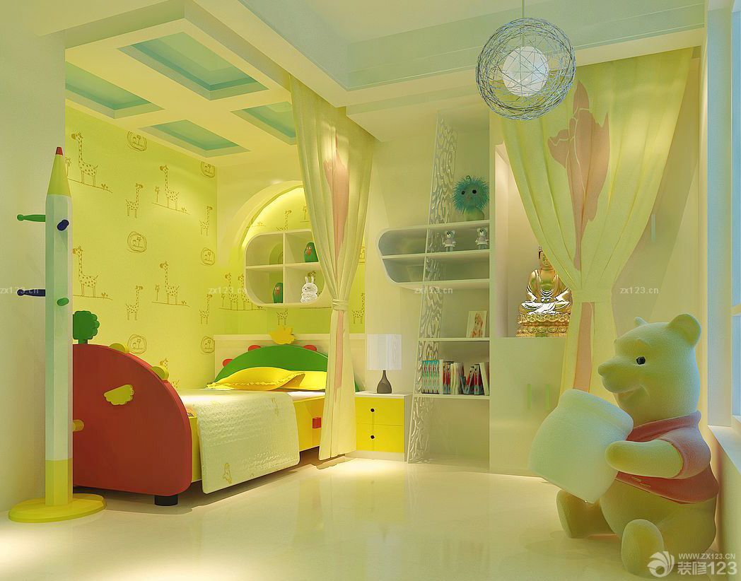 混搭风格小户型儿童房装修效果图