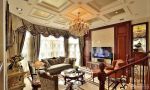 欧式别墅顶楼跃层客厅装修效果图欣赏