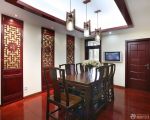 新古典家庭室内红木色门装修效果图大全