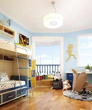 最新欧式儿童房样板房装修效果图片