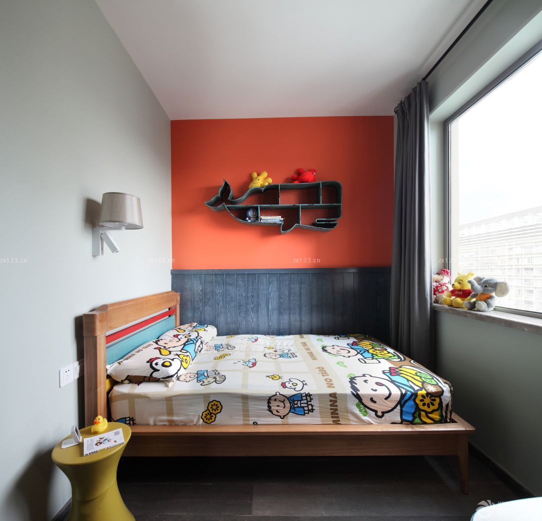 小空间实木儿童床设计效果图片欣赏